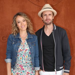 Elodie Fontan et son compagnon Philippe Lacheau au village (Jour 7) lors des Internationaux de France de Tennis de Roland Garros 2022 à Paris, France, le 28 mai 2022. © Bertrand Rindoff/Bestimage