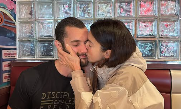 Louis Sarkozy et sa femme Natali