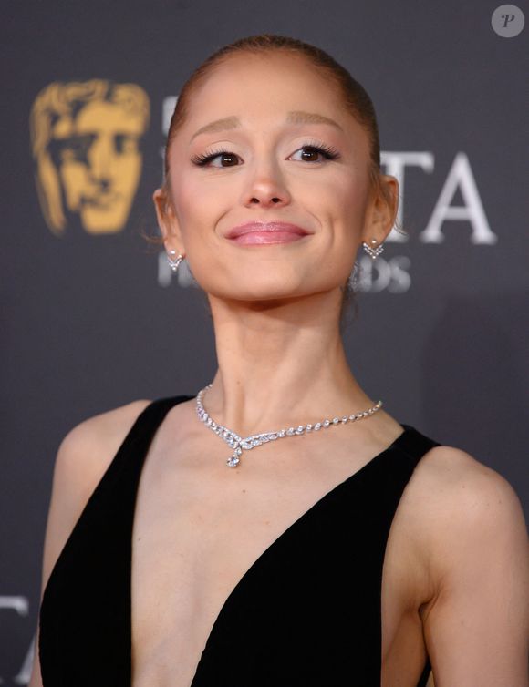 Ariana Grande - Photocall de la 78ème cérémonie des British Academy Film Awards (EE BAFTA) au Royal Albert Hall à Londres, le 16 février 2025.
©GOFF INF / BESTIMAGE