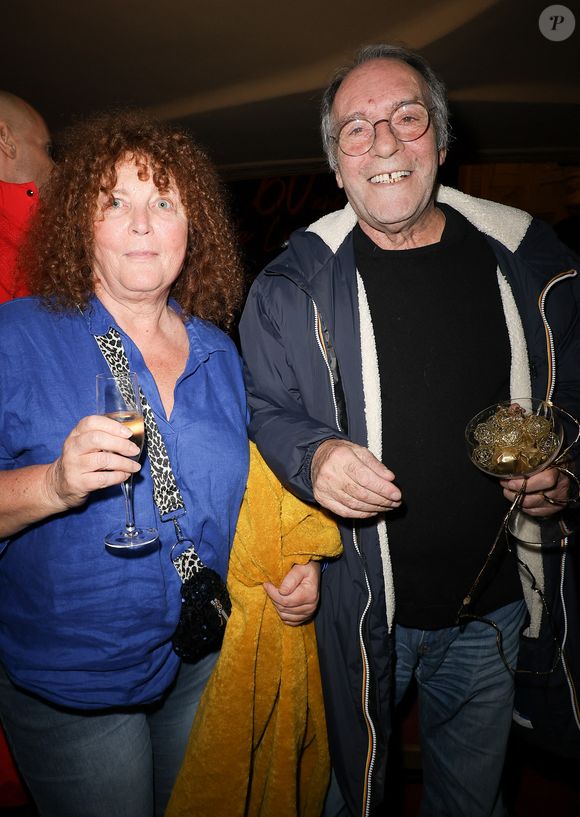 Valérie Mairesse et Jacques Rouveyrollis - Jacques Rouveyrollis à fêté ses 60 ans de Lumières au théâtre Edouard 7 à Paris le 14 décembre 2025. © Coadic Guirec / Bestimage