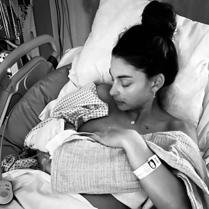 Elle a accueilli son fils June en janvier 2025
 Tatiana Silva maman d'un petit June