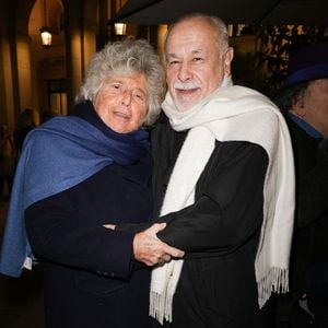 Jacqueline Franjou et Francis Perrin - Jacques Rouveyrollis à fêté ses 60 ans de Lumières au théâtre Edouard 7 à Paris le 14 décembre 2025. © Coadic Guirec / Bestimage