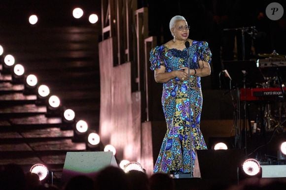 Graca Machel Mandela à la soirée concert "Grace for the World" au Vatican le 13 septembre 2025 ; un concert unique sur la place Saint-Pierre. Backgrid UK/ Bestimage