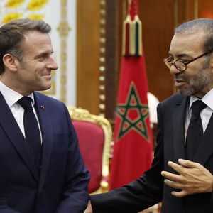 L’un des ensembles immobiliers, doté de jardins, terrasses et prestations luxueuses, est estimé à plus de 20 millions d’euros ! 

Le président de la République française Emmanuel Macron et le roi Mohammed VI lors de leur entretien au palais royal à Rabat, le 28 octobre 2024.
© Ludovic Marin / Pool / Bestimage