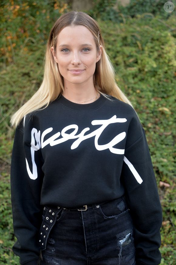Semi-Exclusif - Ilona Smet - Front Row du défilé Lacoste Collection Prêt-à-Porter Printemps/Eté 2020 lors de la Fashion Week de Paris, le 1er octobre 2019. © Veeren Ramsamy-Christophe Clovis/Bestimage