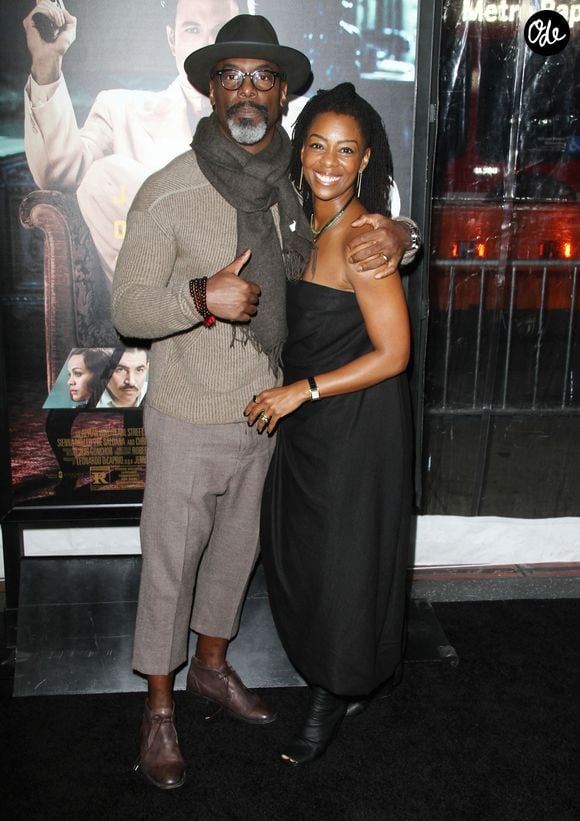 Isaiah Washington et sa femme Jenisa - Avant-première du film "Live By Night" ("Ils vivent la nuit") au Chinese Theatre à Hollywood, Los Angeles, le 9 janvier 2017. 
FAMEFLYNET / BESTIMAGE