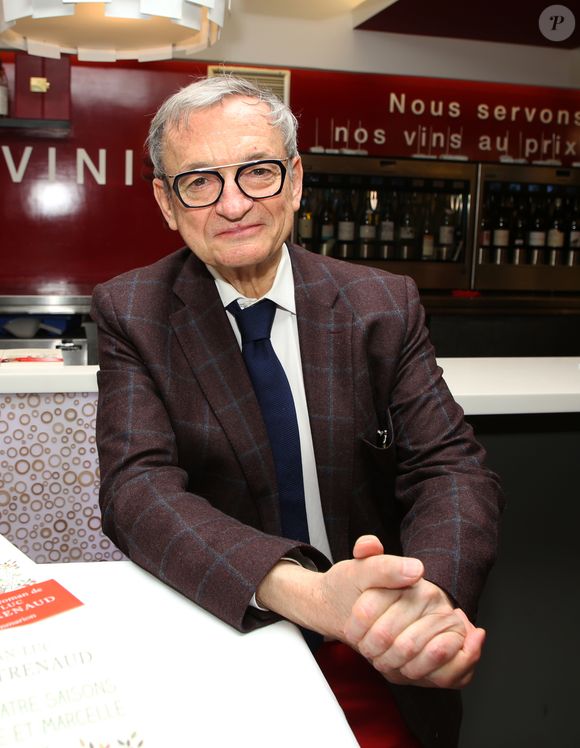 Le journaliste gastronomique Jean-Luc Petitrenaud est décédé à l'âge de 74 ans - Jean-Luc Petitrenaud - Lancement du livre de J-L Petitrenaud "Les quatre saisons d'Emile et Marcelle" au restaurant Lavinia à Paris le 5 novembre 2018. © Denis Guignebourg/Bestimage