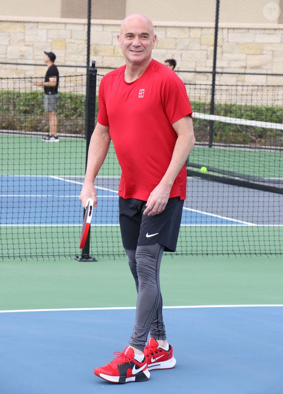 Andre Agassi à un événement de Pickleball le 12 avril 2025 à Henderson, Nevada. (STARMAX / BESTIMAGE).