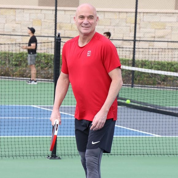 Andre Agassi à un événement de Pickleball le 12 avril 2025 à Henderson, Nevada. (STARMAX / BESTIMAGE).