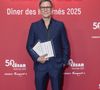 Michel Hazanavicius - Photocall du dîner des nommés 2025 pour la cérémonie des Cesar au Fouquet's à Paris le 10 février 2025 © Olivier Borde /Bestimage