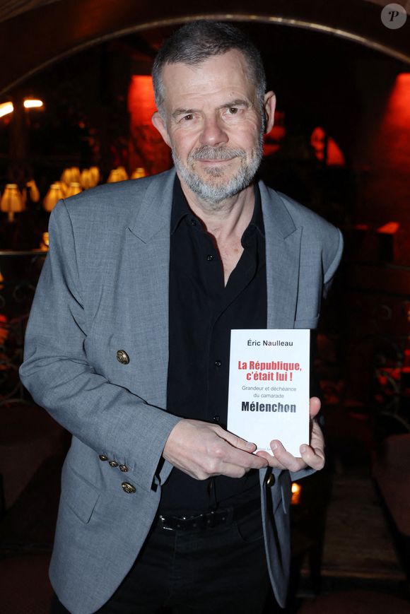 Exclusif - Eric Naulleau assiste au lancement du livre Eric Naulleau " La République c'était lui ! ", organisée par Five Eyes Production au Buddha Bar à Paris, France, le 28 mars 2024 à Paris, France. Photo by Jerome Domine/ABACAPRESS.COM