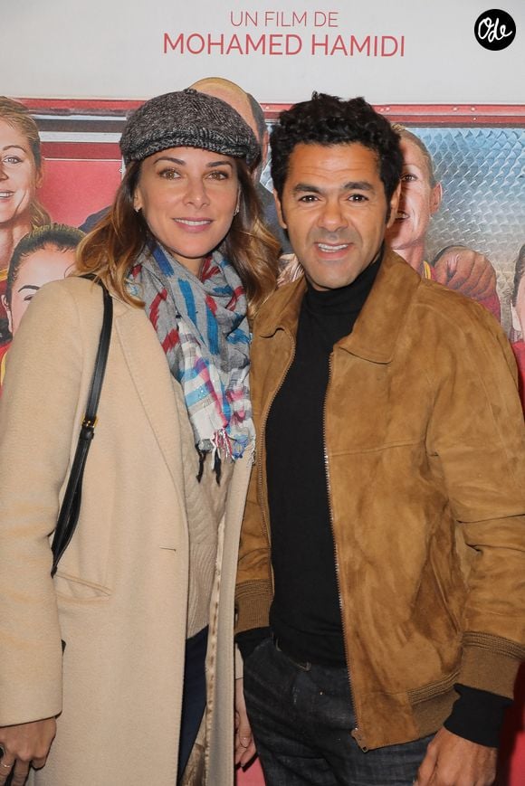 Mélissa Theuriau et Jamel Debbouze assistent à la première du film "Une Belle Équipe" à l'Hôtel des Champs-Élysées Biarritz à Paris, en France, le 3 décembre 2019. Photo : David Boyer/Abaca