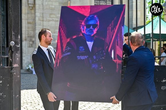 Obsèques de Vincent Belorgey alias "Kavinsky" en l'église Saint-Pierre-de-Montmartre le 12 août 2026.

© Christian Liewig / Bestimage