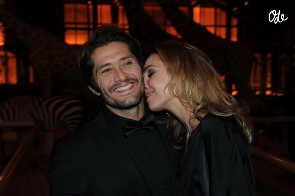 Bixente Lizarazu et Claire Keim lors de la soirée GQ au musée d'histoire naturelle à Paris, le 20 novembre 2013.

 © RACHID BELLAK / BESTIMAGE