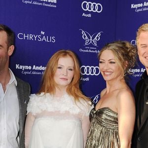 James Van Der Beek, Kimberly Brook, actrice, Rebecca Gayheart-Dane et Eric Dane - Cérémonie Chrysalis Butterfly Ball à Los Angeles le 7 juin 2014. JLPPA / Bestimage