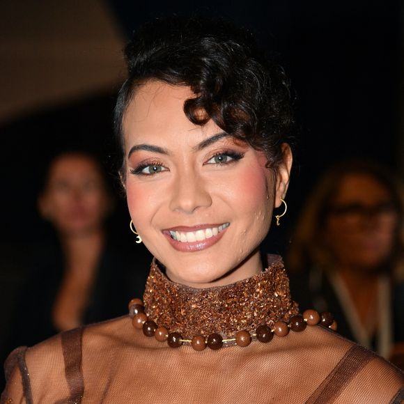 Vaimalama Chaves - Backstage du défilé d'ouverture du salon du chocolat 2024 à Paris porte de Versailles en faveur de l’association Mécénat Chirurgie Cardiaque à Paris le 29 octobre 2024. © Perusseau-Veeren/Bestimage