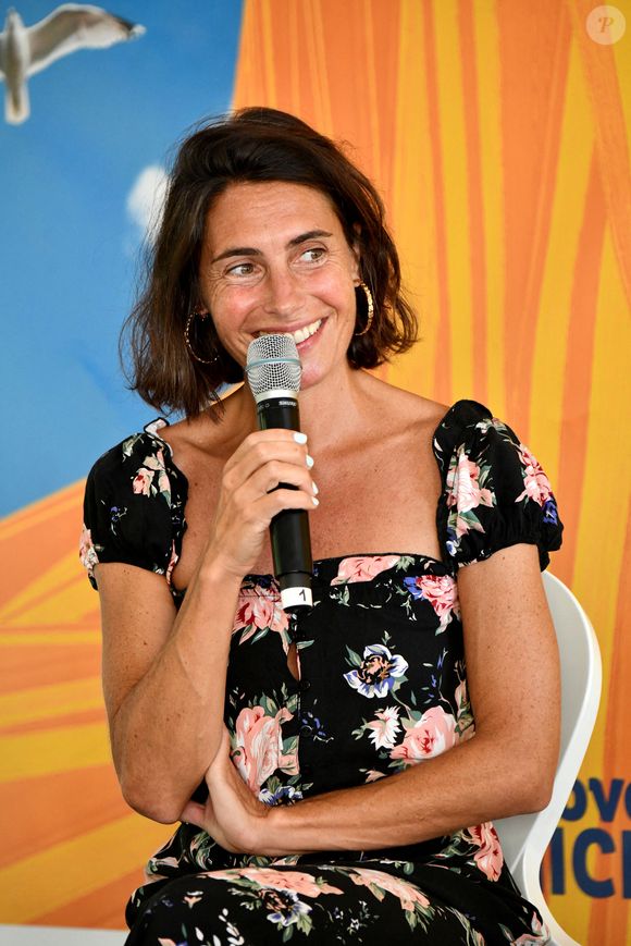 Alessandra Sublet - 25ème édition du Festival du Livre de Nice, sous la présidence d'honneur de J. Julliard, historien, essayiste et journaliste à Nice le 17 septembre 2021. © Bruno Bebert/Bestimage