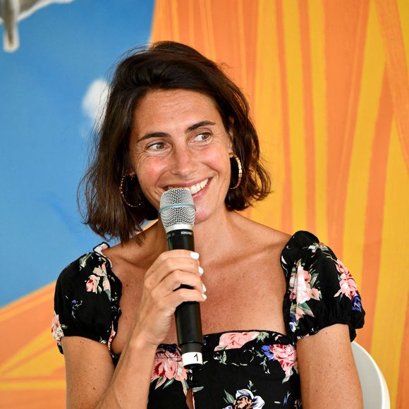 Alessandra Sublet - 25ème édition du Festival du Livre de Nice, sous la présidence d'honneur de J. Julliard, historien, essayiste et journaliste à Nice le 17 septembre 2021. © Bruno Bebert/Bestimage