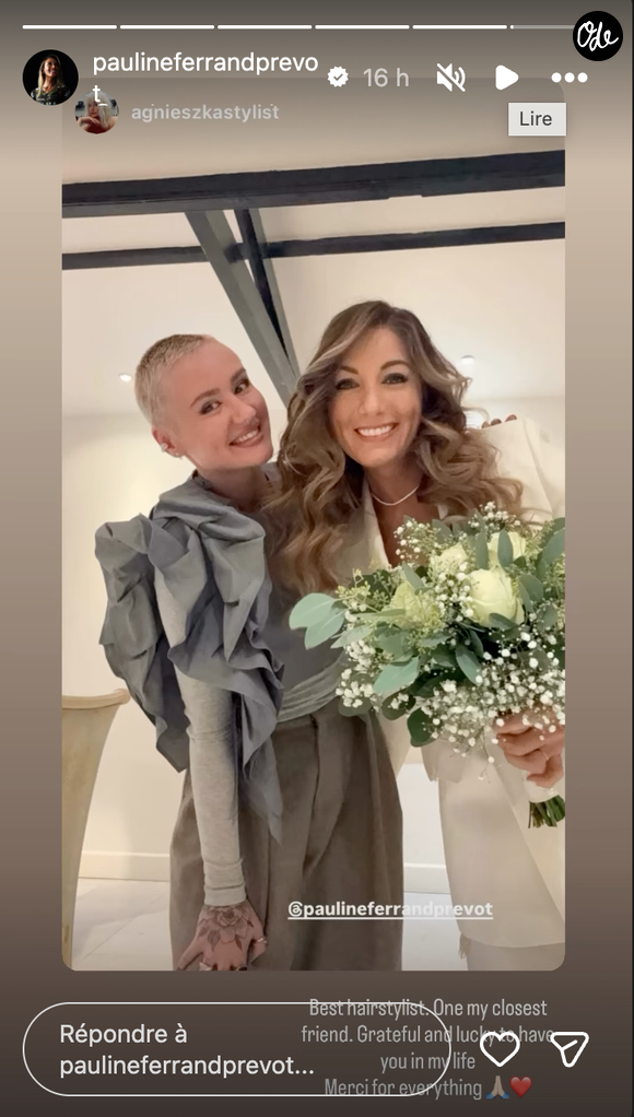 Pauline Ferrand-Prévot dévoile plusieurs photos de son mariage avec Dylan van Baarle sur Instagram le dimanche 25 octobre 2026.