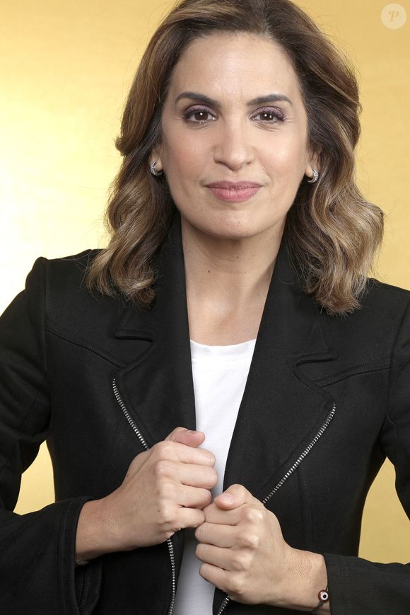 Exclusif - Portrait de Sonia Mabrouk à Paris, le 16 octobre 2024.
© Cédric Perrin/Bestimage