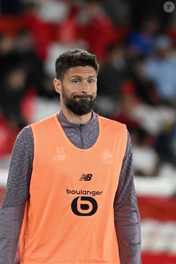 Olivier Giroud lors du match de football en ligue 1 Monaco - Lille (0-1) au stade Louis II de Monaco le 10 mai 2026.

© Lionel Urman / Bestimage