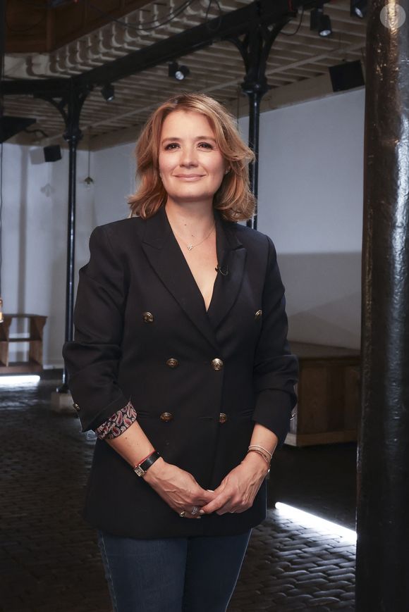 Exclusif - Pascale de La Tour du Pin pendant l'enregistrement d'Animaux Stars, présenté par B.Montiel et diffusé le 6 septembre 2025 sur Animaux TV, à Paris, France le 3 juillet 2025. © Jack Tribeca/Bestimage