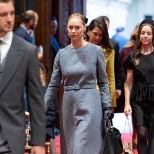 Beatrice Borromeo lors de la messe en la cathédrale Notre-Dame-immaculée de Monaco le jour de la fête nationale à Monaco le 19 novembre 2025.

© Olivier Huitel / Pool Monaco / Bestimage