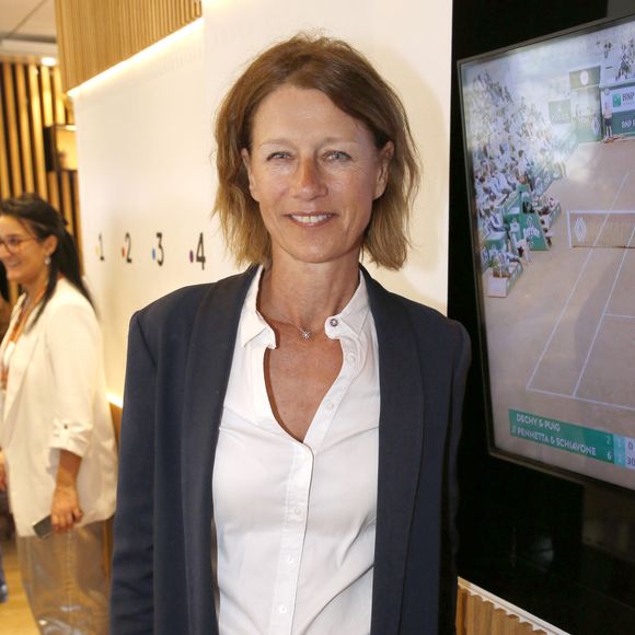 Exclusif - Carole Gaessler - Déjeuner dans la loge de France Télévision lors des Internationaux de France de Tennis de Roland Garros 2024 à Paris. Le 5 juin 2024
© Bertrand Rindoff Petroff / Bestimage