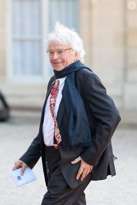 Jean-Jacques Annaud - Arrivées au dîner d'Etat donné en l'honneur de leurs Majestés le roi et la reine du Danemark, dans la cour d'Honneur du palais présidentiel de l'Elysée à Paris, France, le 31 mars 2025, pour une visite d'État de trois jours. © Cyril Moreau/Bestimage