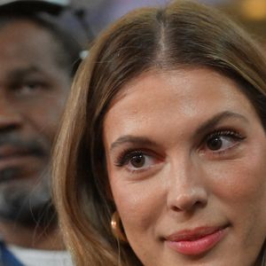 Iris Mittenaere au Stade de France, le 27 juin 2026, pour la victoire des Toulousains en finale du Top 14, face à Montpellier (28 - 20)
© Christian Liewig / Bestimage