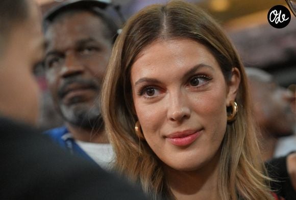 Iris Mittenaere au Stade de France, le 27 juin 2026, pour la victoire des Toulousains en finale du Top 14, face à Montpellier (28 - 20)
© Christian Liewig / Bestimage