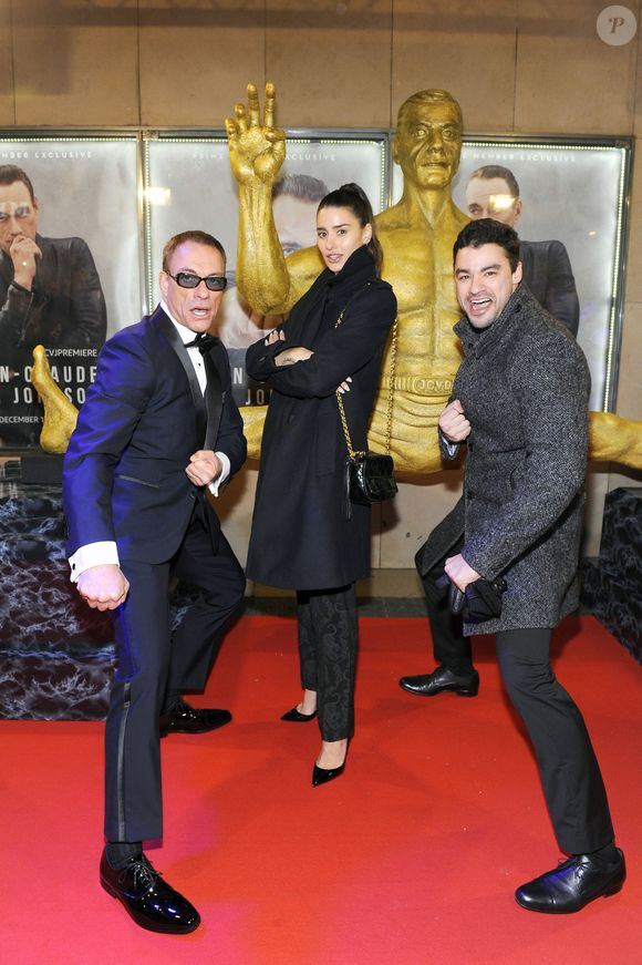 Exclusif - Jean-Claude Van Damme et ses enfants Kristopher Van Varenberg et Bianca Bree (Bianca Van Varenberg) - Intérieur - Présentation de la série "Jean-Claude Van Johnson" par Amazon TV au cinéma Le Grand Rex à Paris, le 12 décembre 2017.
Crédit : API / BESTIMAGE