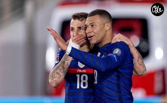 Match de qualification pour la Coupe Du Monde 2023 "Finlande - France (0-2)" au stade olympique d'Helsinki, le 16 novembre 2021.