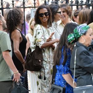 Karine Le Marchand, Hoda Roche - Arrivées au mariage civil de Thylane Blondeau et Benjamin Attal à la mairie du 16ème arrondissement de Paris le 29 juin 2026.
Agence / Bestimage