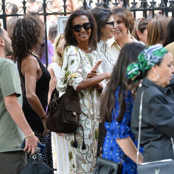 Karine Le Marchand, Hoda Roche - Arrivées au mariage civil de Thylane Blondeau et Benjamin Attal à la mairie du 16ème arrondissement de Paris le 29 juin 2026.
Agence / Bestimage