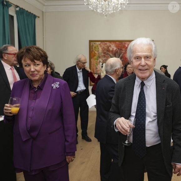 Exclusif - Roselyne Bachelot - Dîner de la Revue des Deux Mondes à Paris à la Maison de l'Amérique Latine à Paris le 18 décembre 2024. © Jack Tribeca / Bestimage