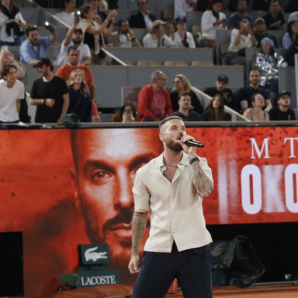 Matt Pokora - Soirée "Gael & Friends" à Roland Garros sur le court Philippe Chatrierà Paris le 21 mai 2026. © Marc Ausset-Lacroix/Bestimage