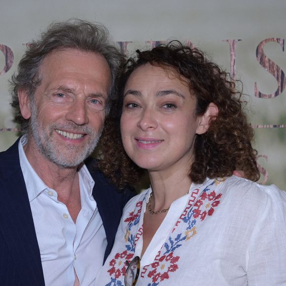 Stéphane Freiss et sa compagne Delphine Horvilleur - Réouverture du rooftop de l'hôtel The Peninsula Paris le 11 juin 2025.

© Rachid Bellak / Bestimage