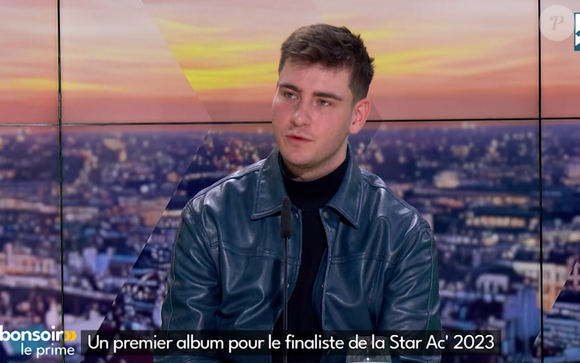 L'occasion d'évoquer sa tournée qui vient de débuter
Julien Lieb, ancien candidat de la "Star Academy", dans "Bonsoir le prime"