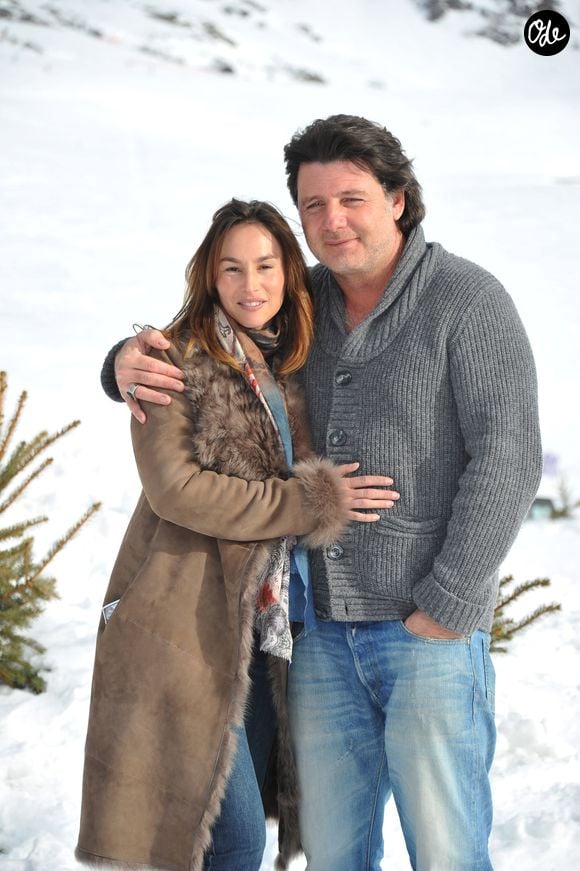 Philippe Lellouche et Vanessa Demouy lors du 15ème Festival de l'Alpe d'Huez, en janvier 2012.

Guillaume Gaffiot/Bestimage