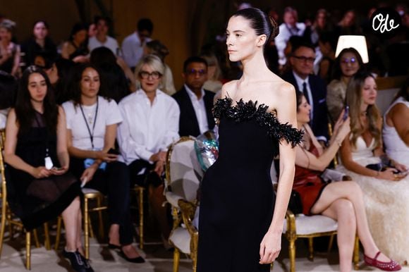 Défilé de mode Chanel Collection Haute Couture Automne/Hiver 2026-2027 lors de la Fashion Week de Paris (PFW) au Grand Palais, à Paris, France, le 7 juillet 2026. © Bestimage