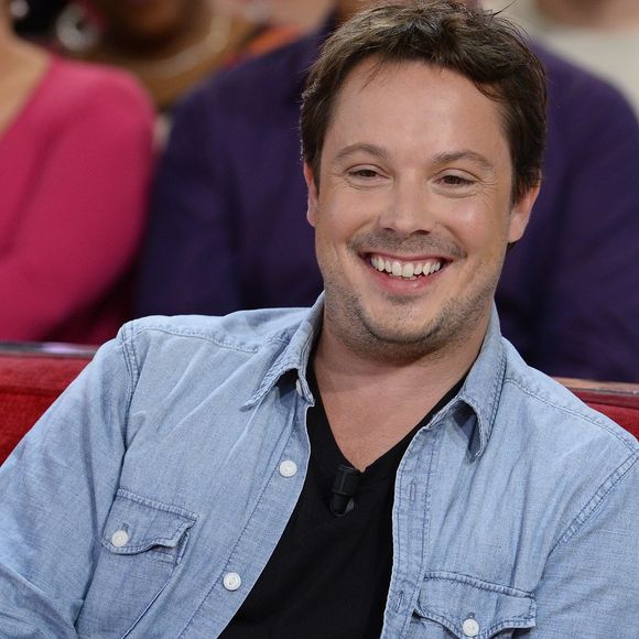 Davy Sardou - Enregistrement de l'émission " Vivement Dimanche " Spéciale Les enfants du Top 50, le 8 octobre 2014. L'émission sera diffusée le 12 Octobre 2014.
©COADIC GUIREC / BESTIMAGE