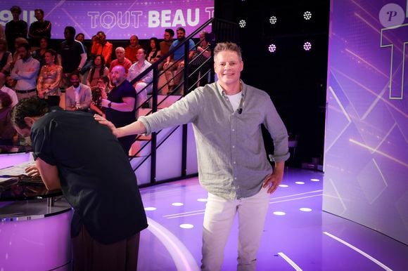 Exclusif - Matthieu Delormeau, sur le plateau de "Tout Beau, Tout N9uf - TBT9" présenté par C.Hanouna, et diffusé en direct sur W9, Paris, France, le 21 janvier 2026. © Jack Tribeca / Bestimage