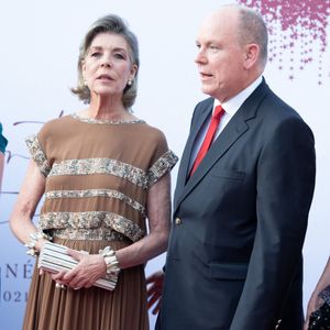 La princesse Caroline de Hanovre et le prince Albert II de Monaco assistent au concert d'été de la Croix-Rouge le 16 juillet 2021 à Monte-Carlo, Monaco. Photo par David Niviere/ABACAPRESS.COM
