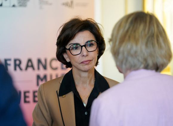 Rachida Dati, ministre de la Culture lors du lancement de la France Music Week au ministère de la Culture à Paris le 16 juin 2025. © Anne-Sophie Guebey / Bestimage