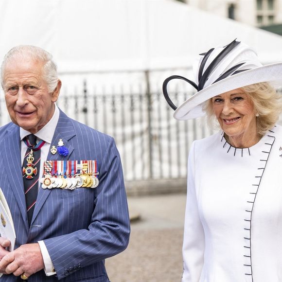 Londres, ROYAUME-UNI - Des membres de la famille royale et des hommes politiques assistent à un service d'action de grâce pour marquer le 80e anniversaire du jour de la Victoire en Europe à l'abbaye de Westminster (Backgrid UK/ Bestimage).