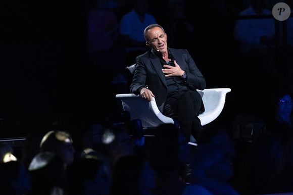 Exclusif - Nikos Aliagas lors de l'enregistrement de l'émission "La chanson secrète N°14", présentée par Nikos Aliagas et diffusée le 26 décembre sur TF1, à Paris le 9 décembre 2025. © Jacovides-Moreau/Bestimage