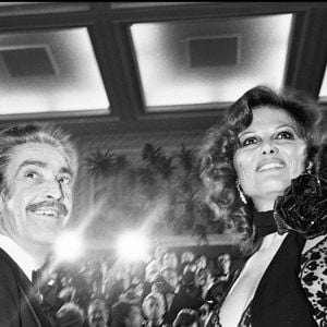 Archives - Claudia Cardinale et son ex-mari Franco Cristaldi au Festival de Cannes en 1974. 

©Bestimage