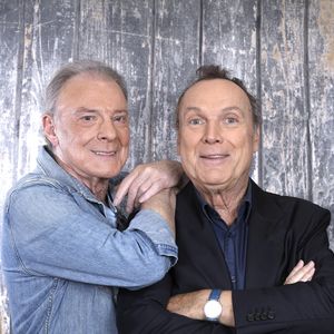 Un moment qu'il redoutait
Portrait de Herbert Leonard et Julien Lepers lors de l'enregistrement de l'émission "Chez Jordan de Luxe" , diffusée sur C8.
Paris, le 8 octobre 2024 © Cédric Perrin / Bestimage