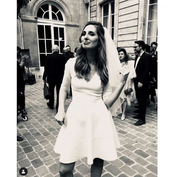 Marie Portolano et Grégoire Ludig lors de leur mariage en juin 2019.